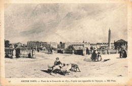 FRANCE - Anciens Paris - Place De La Concorde En 1835 - Carte Postale Ancienne - Autres Monuments, édifices