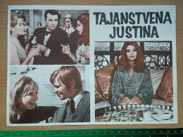 Prog 62 - Justine (1969) - Anouk Aimée, Dirk Bogarde, Robert Forster - Bioscoopreclame