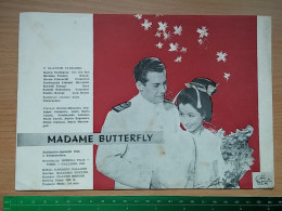 Prog 62 - Madame Butterfly (1954) - Kaoru Yachigusa, Nicola Filacuridi, Michiko Tanaka - Cinema Advertisement