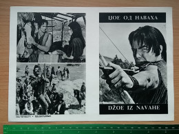 Prog 62 - Navajo Joe (1966) - Burt Reynolds, Aldo Sambrell, Nicoletta Machiavelli - Bioscoopreclame