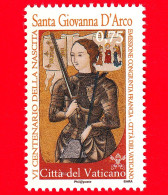 Nuovo - MNH - VATICANO - 2012 - 6º Centenario Della Nascita Di S. Giovanna D'Arco - Ritratto - 0,75 - Ungebraucht