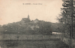 FRANCE - Lormes - Un Soir D'Hiver - Carte Postale Ancienne - Lormes