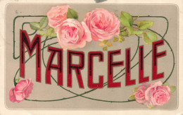 FANTAISIES -  Marcelle - Roses - Colorisé - Carte Postale Ancienne - Autres & Non Classés