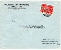 62015 - Deutsches Reich - 1923 - 100.000M Querformat EF A OrtsBf BERLIN - Storia Postale