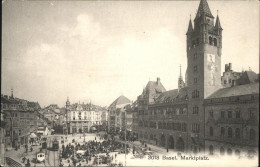 11115407 Basel BS Marktplatz Strassenbahn - Sonstige & Ohne Zuordnung