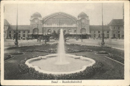 11114619 Basel BS Bundesbahnhof Springbrunnen Strassenbahn - Other & Unclassified