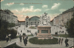 11114609 Basel BS Strassburger Denkmal Bundesbahnhof Kutsche Strassenbahn - Sonstige & Ohne Zuordnung