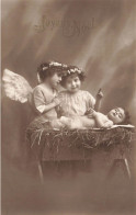 FÊTES - VŒUX - Joyeux Noël - Anges - Bébé - Carte Postale Ancienne - Andere & Zonder Classificatie