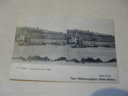 CARTE STEREOSCOPIQUE - Julien DAMOY : Rome - L'ancien Port - Stereoscope Cards