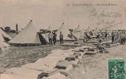 FRANCE - Camp De Mailly - Une Revue De Literie - Tentes - Soldats - Carte Postale Ancienne - Mailly-le-Camp