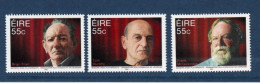 EIRE Ireland Irlande, **, Yv 1909, 1910, 1911, Mi 1906, 1907, 1908, SG 1979 à 1981, Dramaturges Irlandais Modernes, - Theater