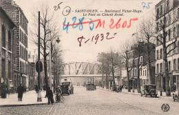 FRANCE - Saint Ouen - Boulevard Victor Hugo - Le Pont En Ciment Armé - Carte Postale Ancienne - Saint Ouen
