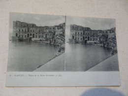 CARTE STEREOSCOPIQUE - Naples - Palais De La Reine Giovanna - Stereoscope Cards