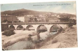 Bessèges  . Le Pont Et La Ceze Du Coté Des Usines. - Bessèges