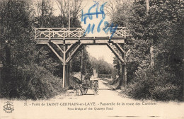 FRANCE - Saint Germain En Laye - Passerelle De La Route Des Carrières - Carte Postale Ancienne - St. Germain En Laye