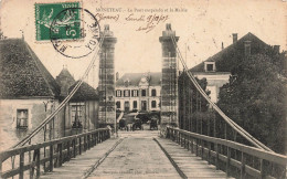 FRANCE - Monéteau - Le Pont Suspendu Et La Mairie - Carte Postale Ancienne - Moneteau