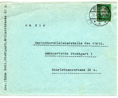 62031 - Deutsches Reich - 1930 - 8Pfg Ebert GAAusschnitt EF A Bf STUTTGART -> Berlin, O Nachporto! - Cartas & Documentos