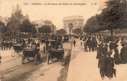 FRANCE - Paris - L'Avenue Du Bois De Boulogne - CM - Animé -  Carte Postale Ancienne - Other & Unclassified