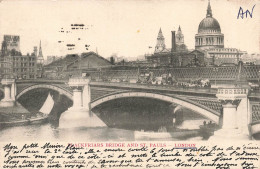 ROYAUME-UNI - Angleterre - London - Blackfriars Bridge And St Pauls - Carte Postale Ancienne - St. Paul's Cathedral