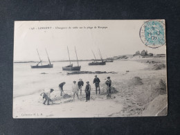 Ploemeur - Lorient - Chargeurs De Sable Sur La Plage De Kerpape / Editions HLM - Plömeur