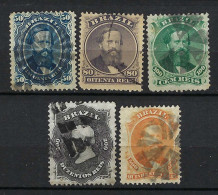 BRESIL Ca.1866: Lot D' Obl. Sup., TB Qualité - Used Stamps