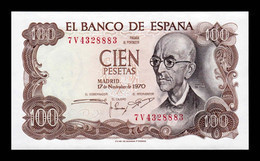 España Spain 100 Pesetas Manuel De Falla 1970 Pick 152 Sc Unc - 100 Peseten