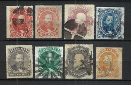 BRESIL Ca.1876-77: Lot D' Obl. Sup., TB Qualité - Used Stamps