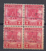 Etats Unis 1928 Yvert 274 Obliteres Bloc De Quatre. - Used Stamps