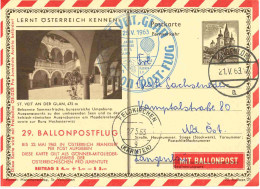 Regulärer Ballonpostflug Nr. 29b Der Pro Juventute [RBP29.] - Globos