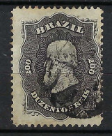 BRESIL Ca.1866: Le Y&T 28 Obl. , Var. "grand Format De Dentelure", TB Qualité - Used Stamps