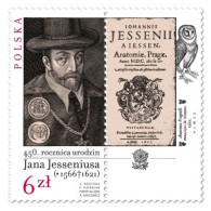 ** 4695 Poland Jan Jesensky/Jessenius Anniversary 2016 Barn Owl Medicine - Joint Issues