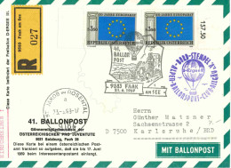 Regulärer Ballonpostflug Nr. 41b Der Pro Juventute [RBP41a] - Balloon Covers