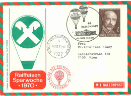 Regulärer Ballonpostflug Nr. 44a Der Pro Juventute [RBP44a] - Balloon Covers