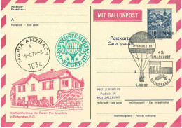 Regulärer Ballonpostflug Nr. 45b Der Pro Juventute [RBP45a] - Balloon Covers