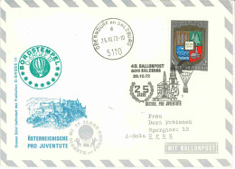 Regulärer Ballonpostflug Nr. 48a Der Pro Juventute [RBP48.] - Balloon Covers