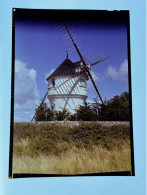 Batz , Bourg De Batz * Moulin à Vent Molen * Ektachrome Photo Original 17.5x12.5cm Maison ARTAUD - Batz-sur-Mer (Bourg De B.)