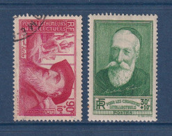 France - YT N° 343 Et 344 - Oblitéré Et Neuf Avec Charnière - 1937 - Used Stamps