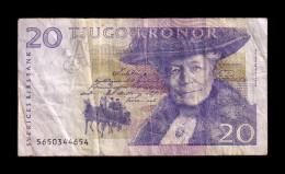 Suecia Sweden 20 Kronor Selma Lagerlöf 2005 Pick 63b Bc F - Schweden