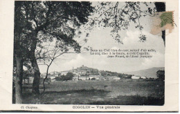 CPA COGOLIN - Vue Générale - 1917 - Cogolin