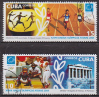 Sport - CUBA - Jeux Olympiques - Athènes - N° 4135-4136 - 2004 - Oblitérés