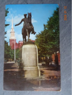 OLD NORTH CHURCH AND REVERE STATUE - Boston