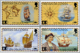 366113 MNH TRISTAN DA CUNHA 1992 500 ANIVERSARIO DEL DESCUBIMIENTO DE AMERICA - Tristan Da Cunha