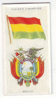 FL 12 - 5-a BOLIVIA National Flag & Emblem, Imperial Tabacco - 67/36 Mm - Objetos Publicitarios