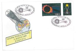 COV 52 - 3022 Total ECLIPSE, Romania - Cover - Used - 1999 - Astrologie