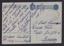 ITALY - Concentramento Posta Militare 3300, Sent 11.02.1943. To Rimini. Marchese 4 Points. / 2 Scans - Otros & Sin Clasificación