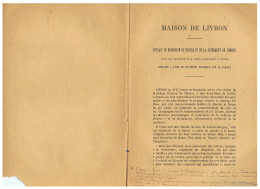 DORDOGNE - Périgueux - 1892 - Généalogie De La Maison DE LIVRON 1236 à 1892- Livre ( FR110 ) - Aquitaine
