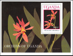 OUGANDA Orchidées, Orchidées, Orchidée, Orchids Ancistrochilus BF 106** MNH - Orchideen