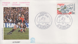 Enveloppe  FDC  1er  Jour     FRANCE      Le   RUGBY      BORDEAUX   1982 - Rugby