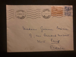 LETTRE Pour La FRANCE TP AVION 3L20 + ELECTRICITE 40B OBL.MEC.7 FEB 73 BUCURESTI - Storia Postale