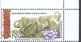 NIUAFO'OU, Elephants, Elephant. Yvert 1 Valeur émise En 2015 Neuf Sans Charniere. MNH ** - Olifanten